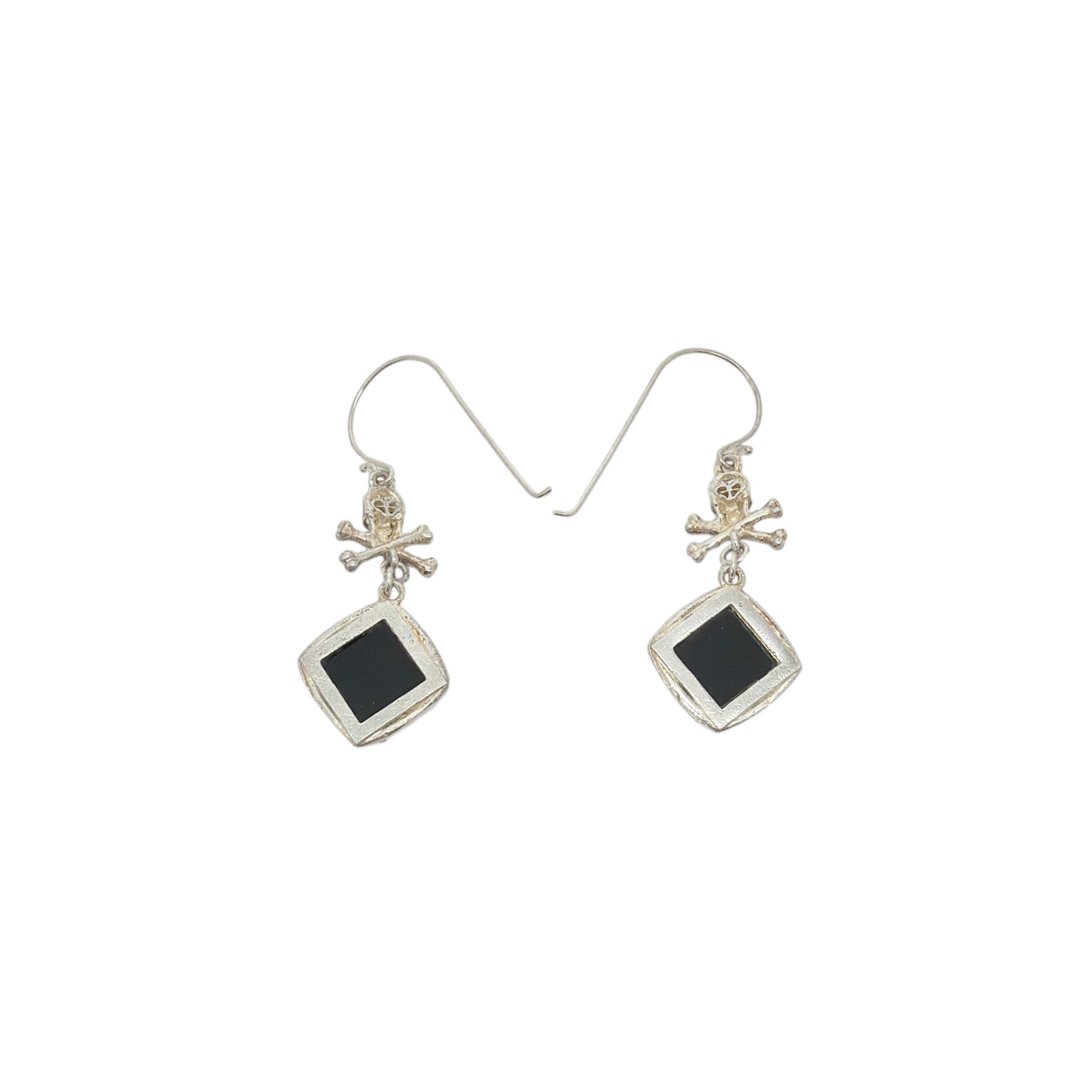 Virgins Saints & Angels Vsa Skull Treasure Earrings In Silver — image 3 of 5